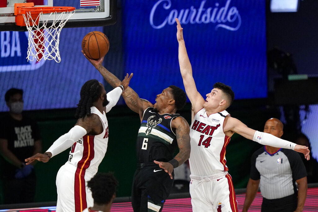 APTOPIX Heat Bucks Basketball
